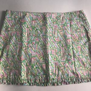 Lilly Pulitzer ruffle skirt